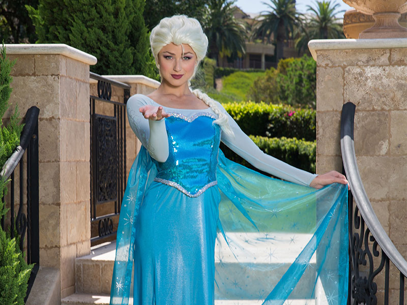 Elsa party character for kids in los angeles