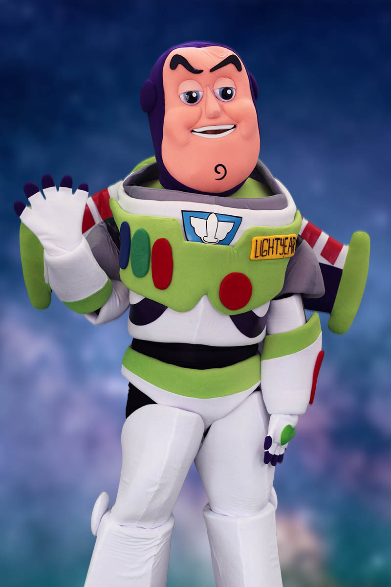 Buzz Lightyear party character for kids in los angeles