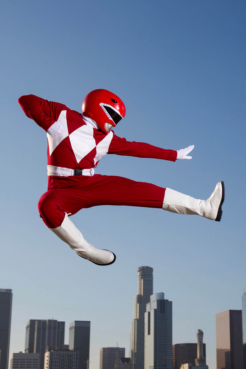 Affordable power ranger party character for kids in los angeles